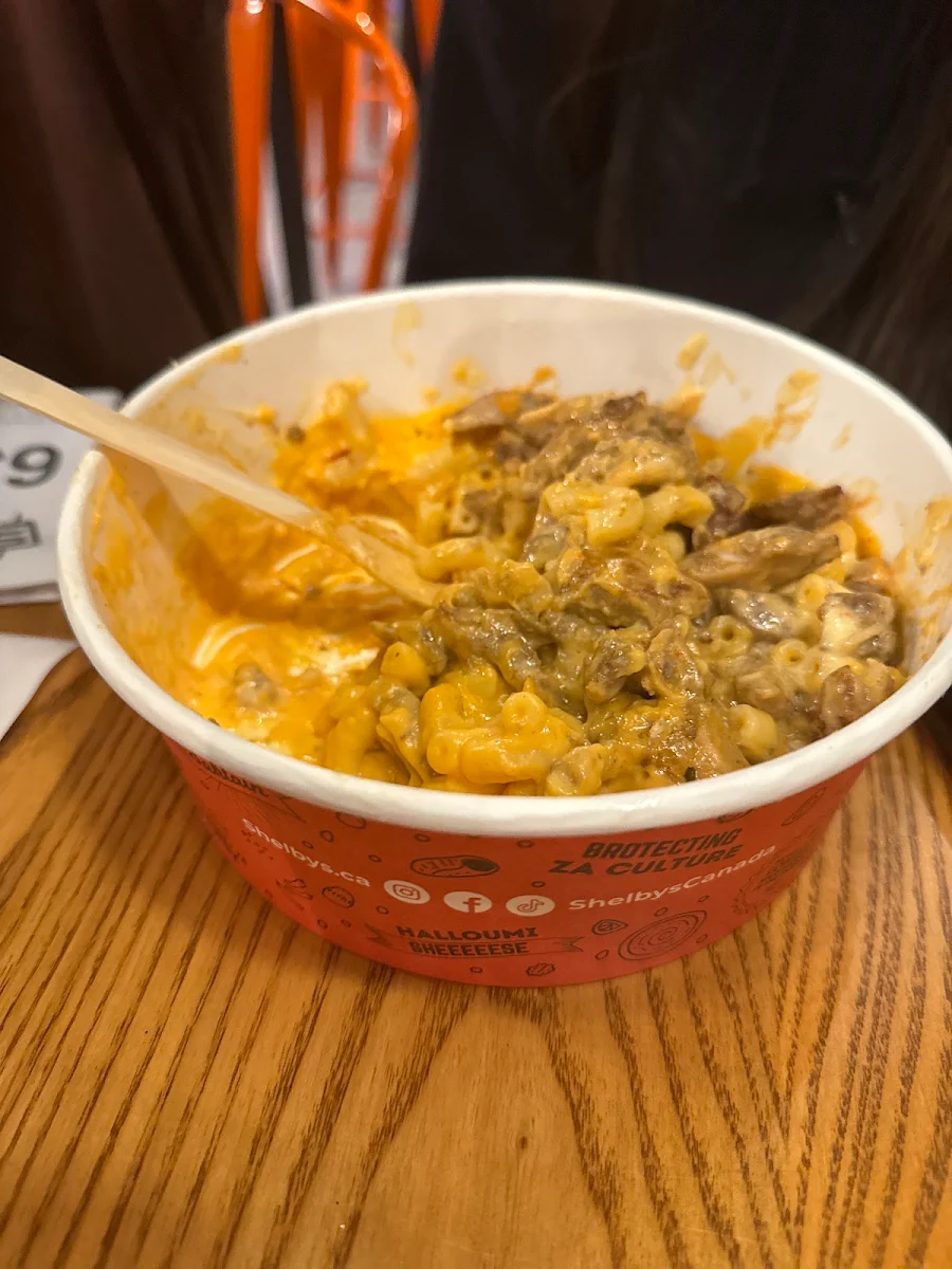 Legendary Chicken Shawarma Mac and Cheese, Shelby's Legendary Shawarma