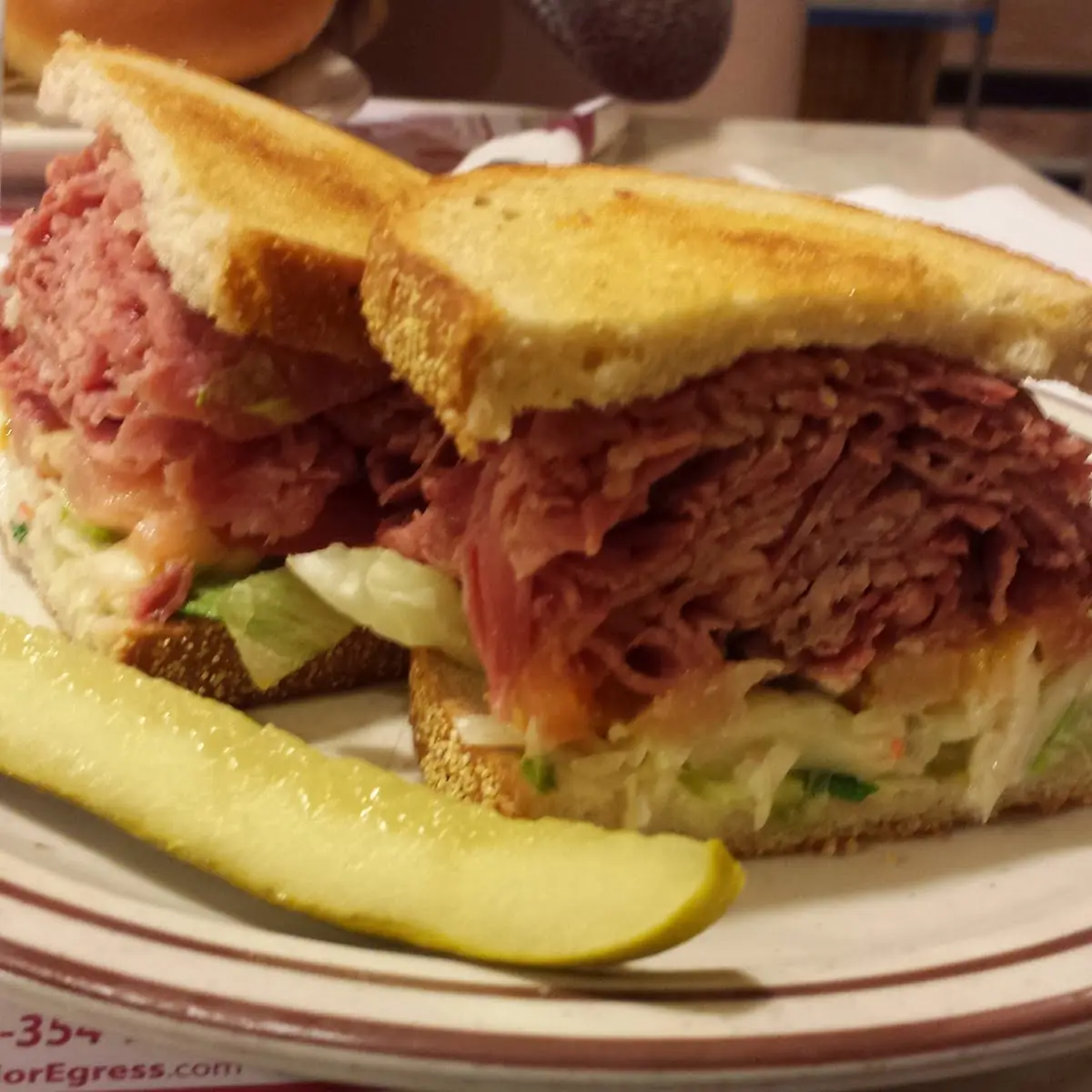Bode's Famous Corned Beef Omelette