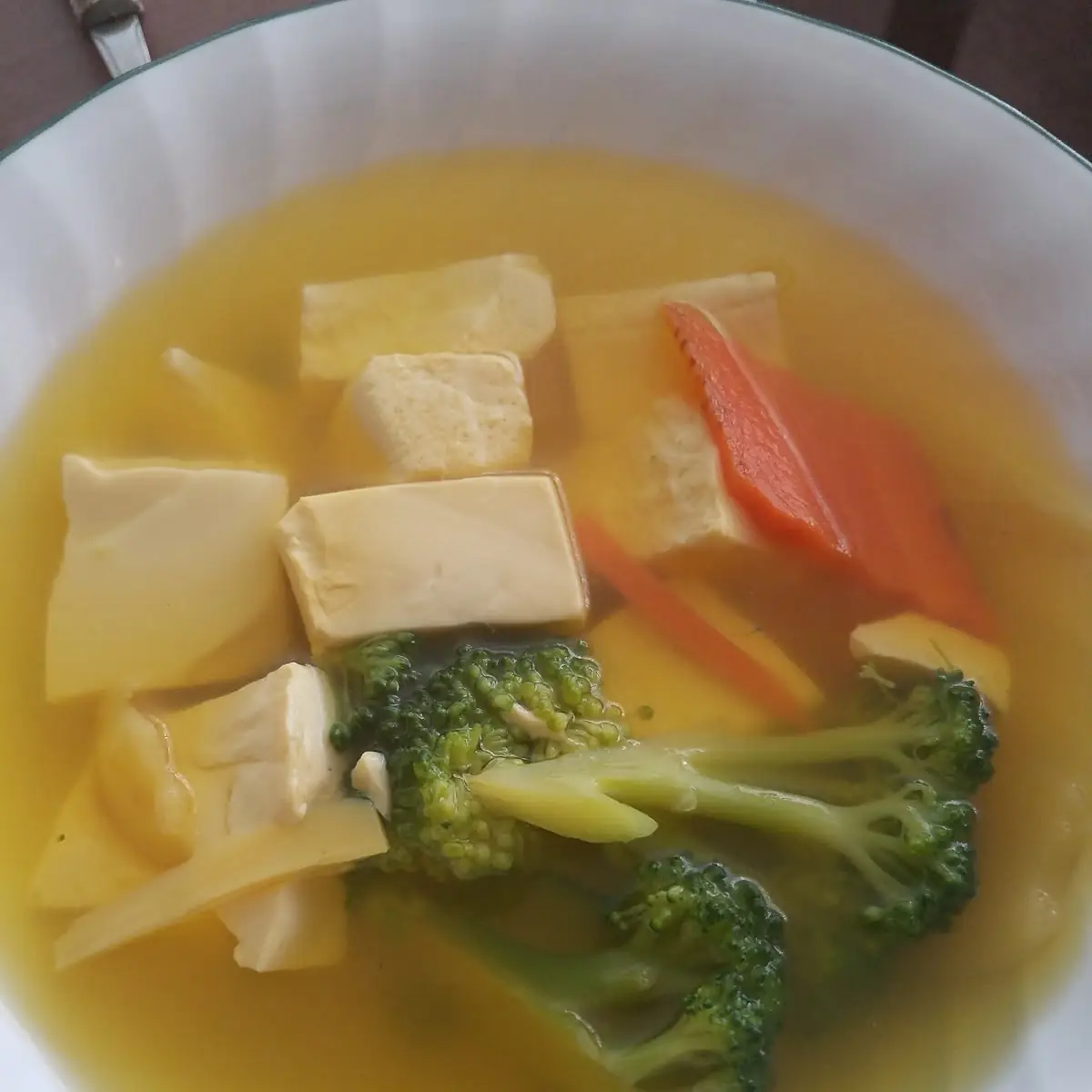 21. Vegetable Bean Curd Soup