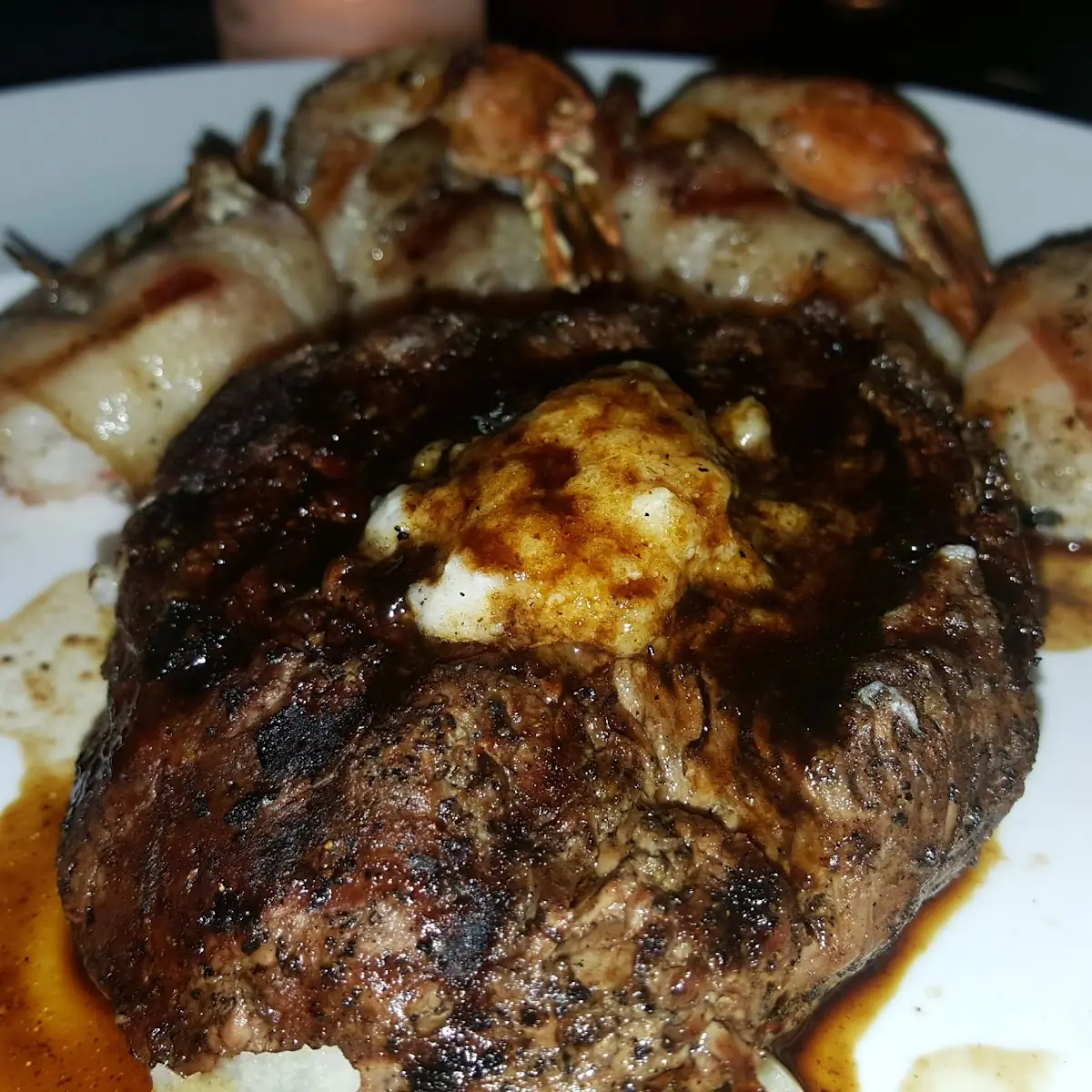 Filet Mignon and Shrimp