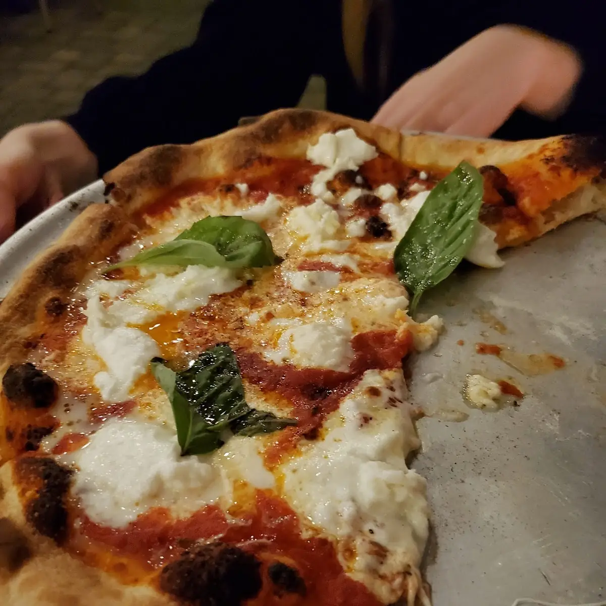 Margherita Pizza with Fresh Basil
