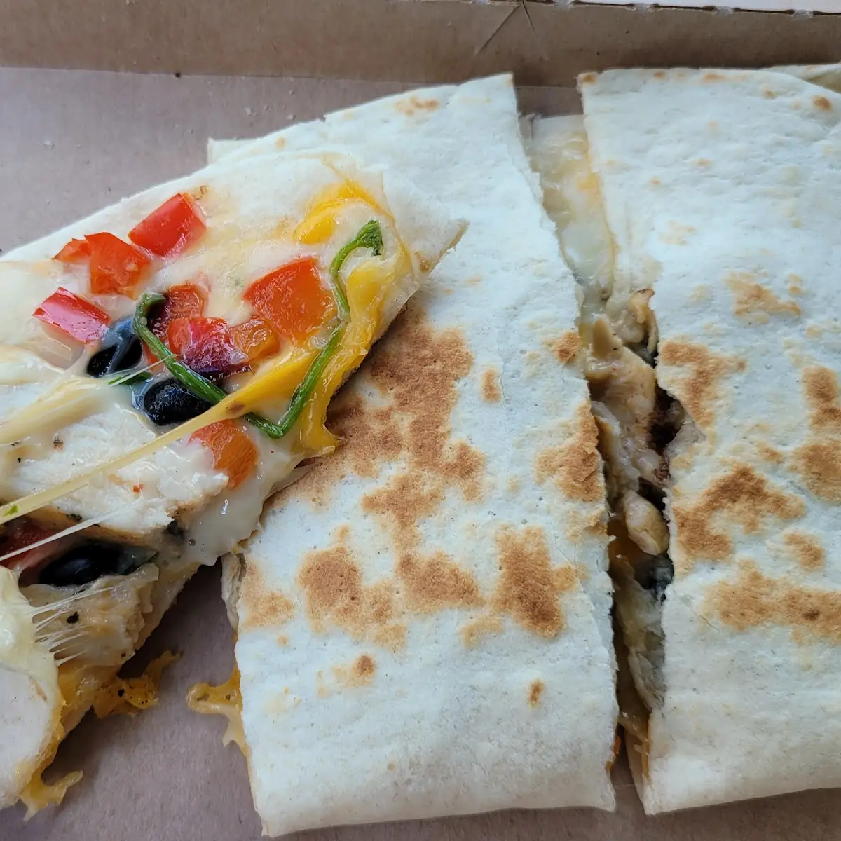 Chicken and Cheese Quesadilla