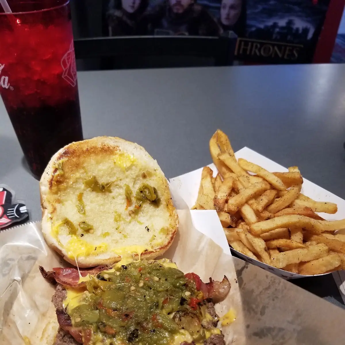 Green Chile Cheeseburger