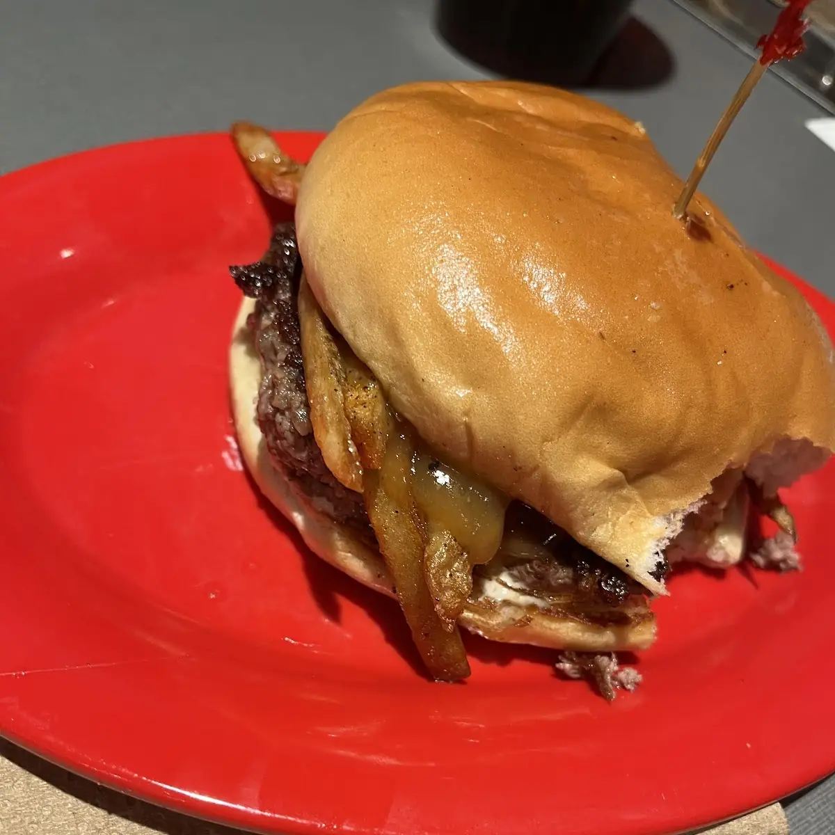 Smothered Chili & Cheese Burger