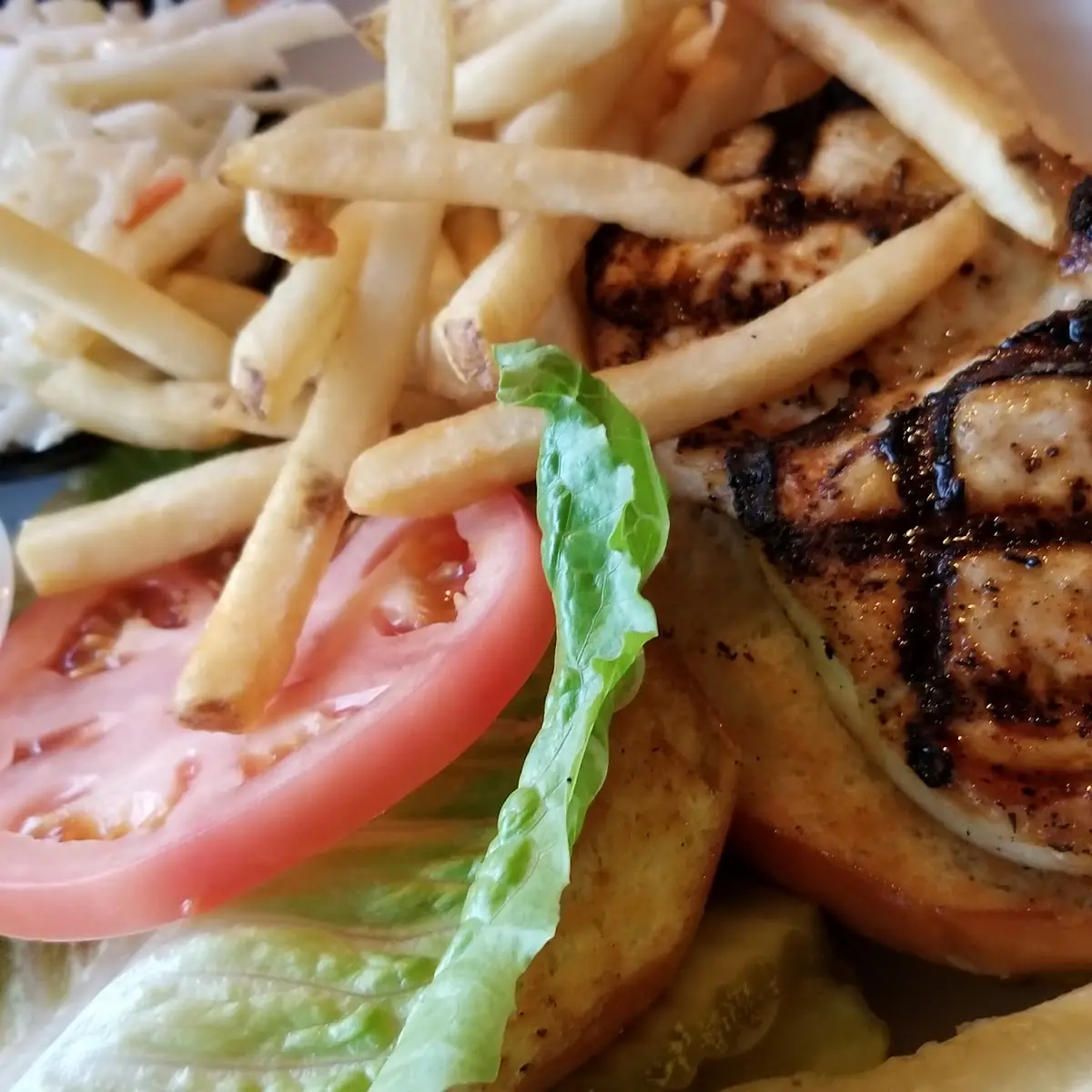 Grilled Salmon Sandwich