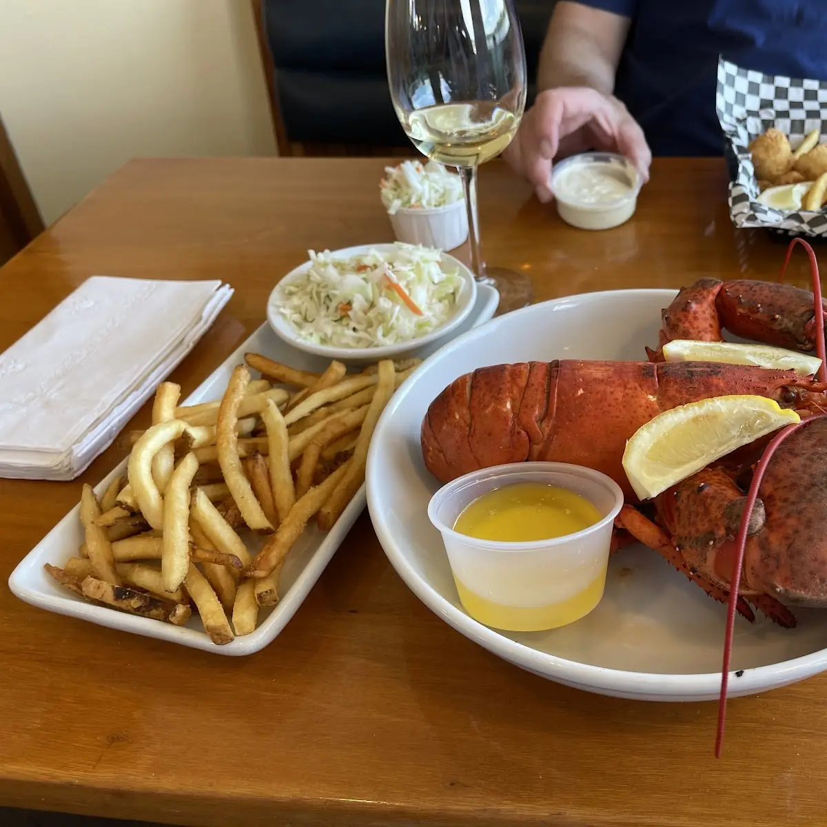 Lobster Roll Seafood Platter