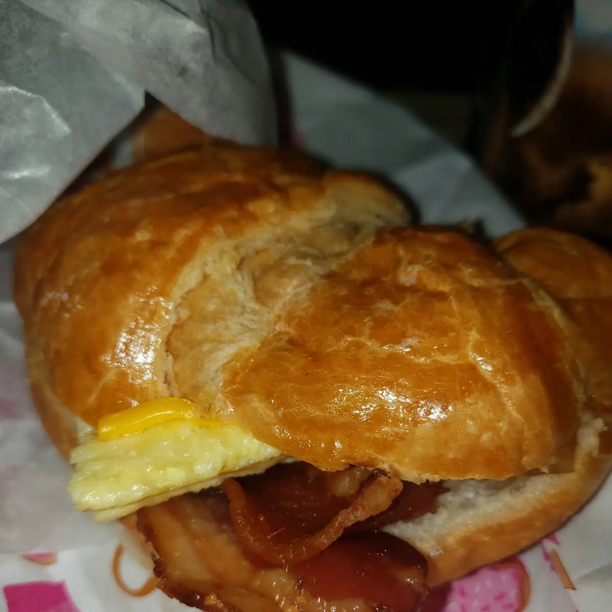 Bacon Egg and Cheese Croissant