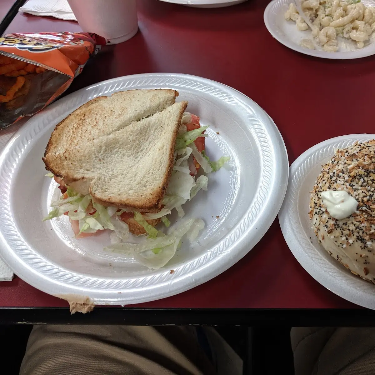 Everything Bagel with Cream Cheese
