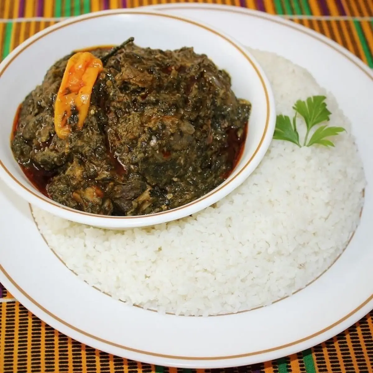 Red Oil Cassava Leaf
