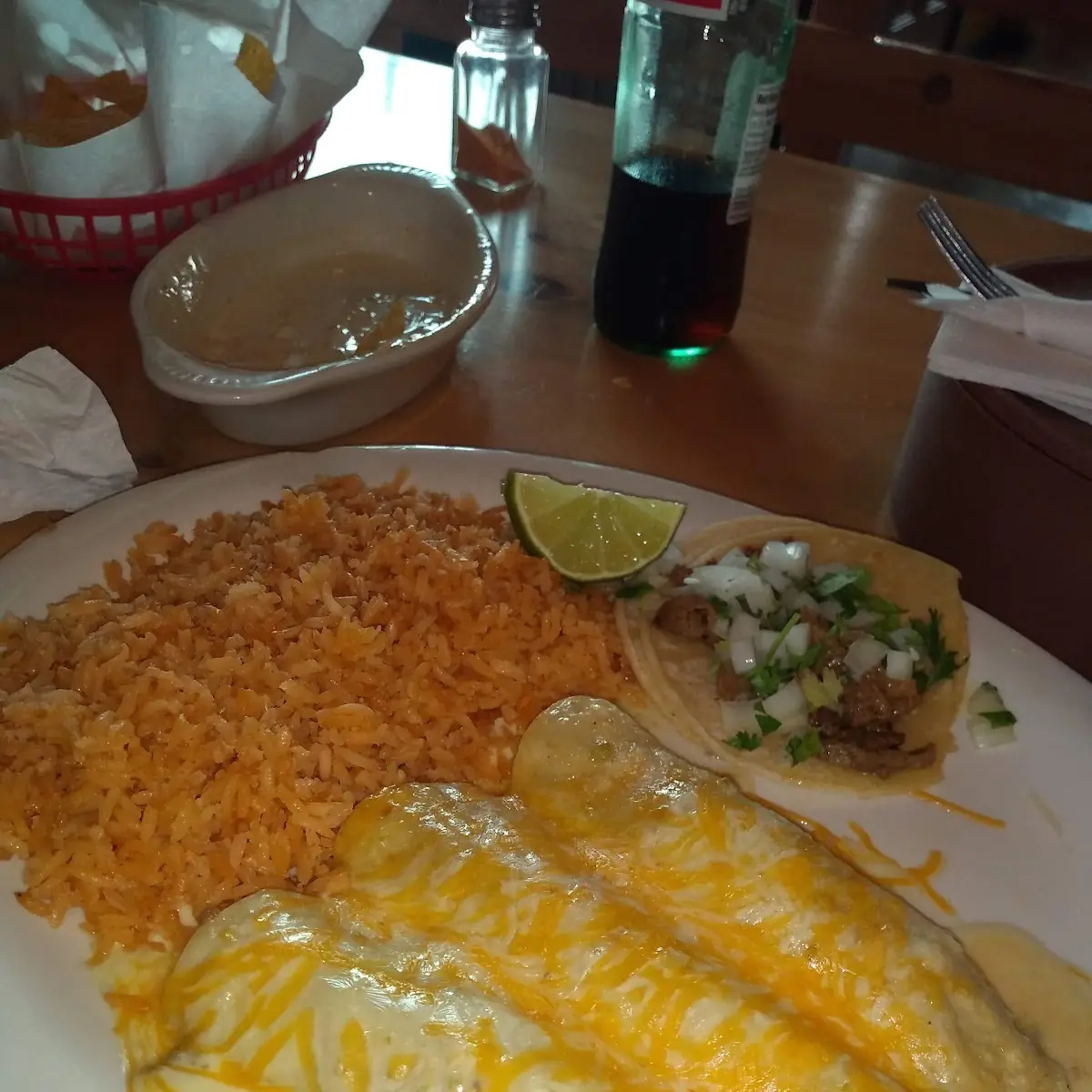 Enchilada Plate