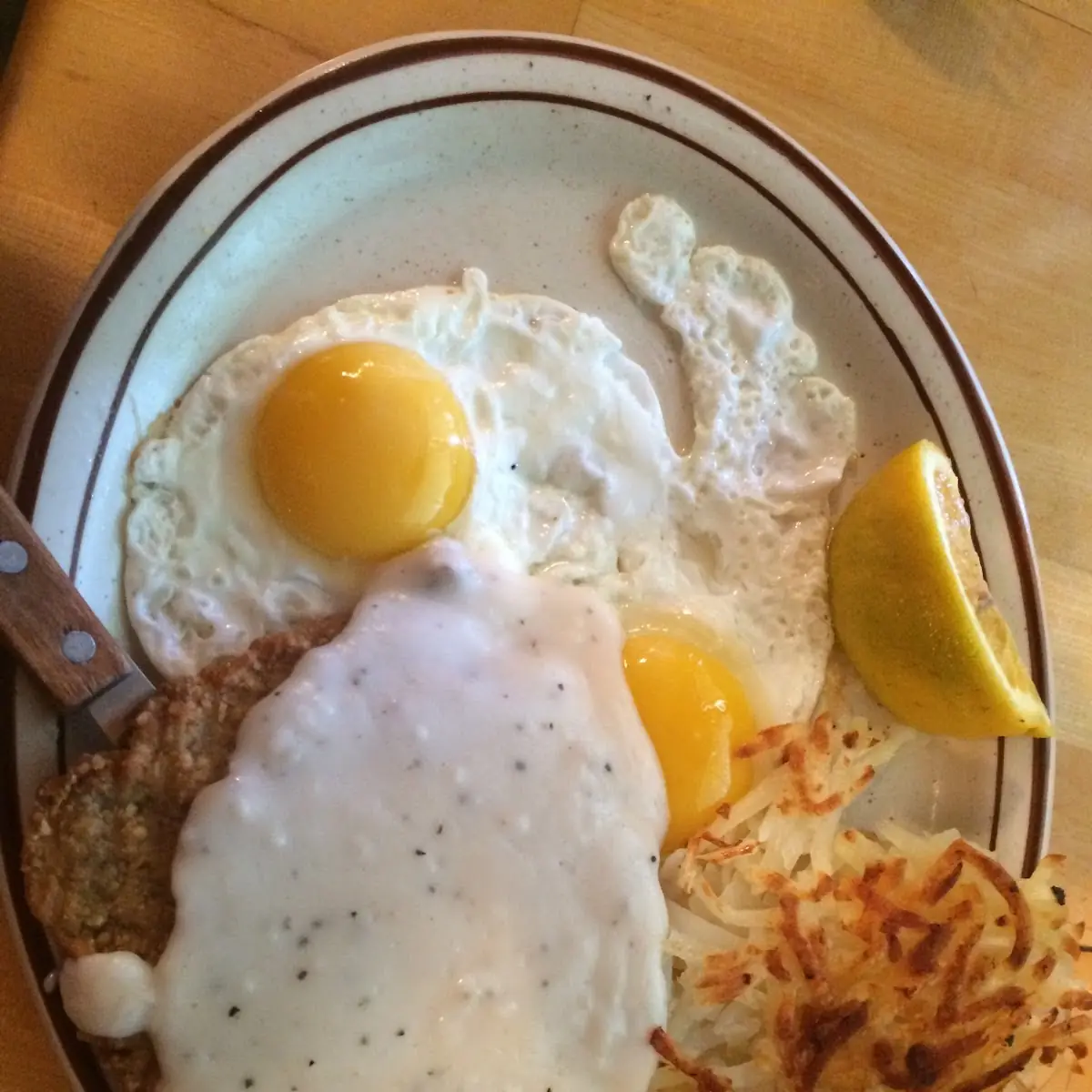 Chicken Fried Steak & Eggs