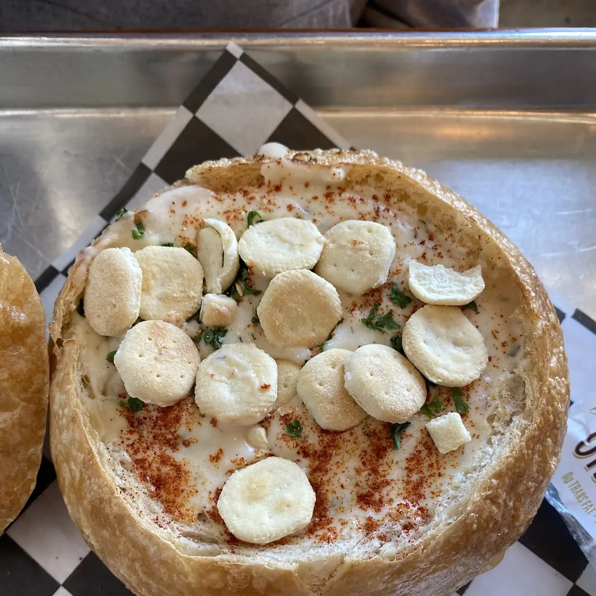 Clam Chowder Bread Bowl