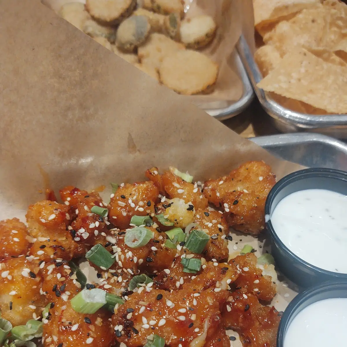 Asian Zing Cauliflower Wings