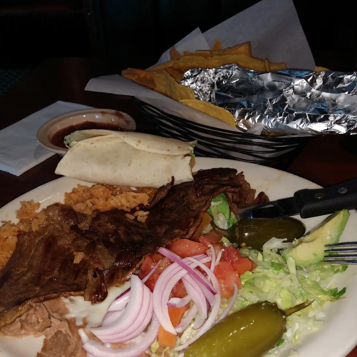 Carne Asada Plate