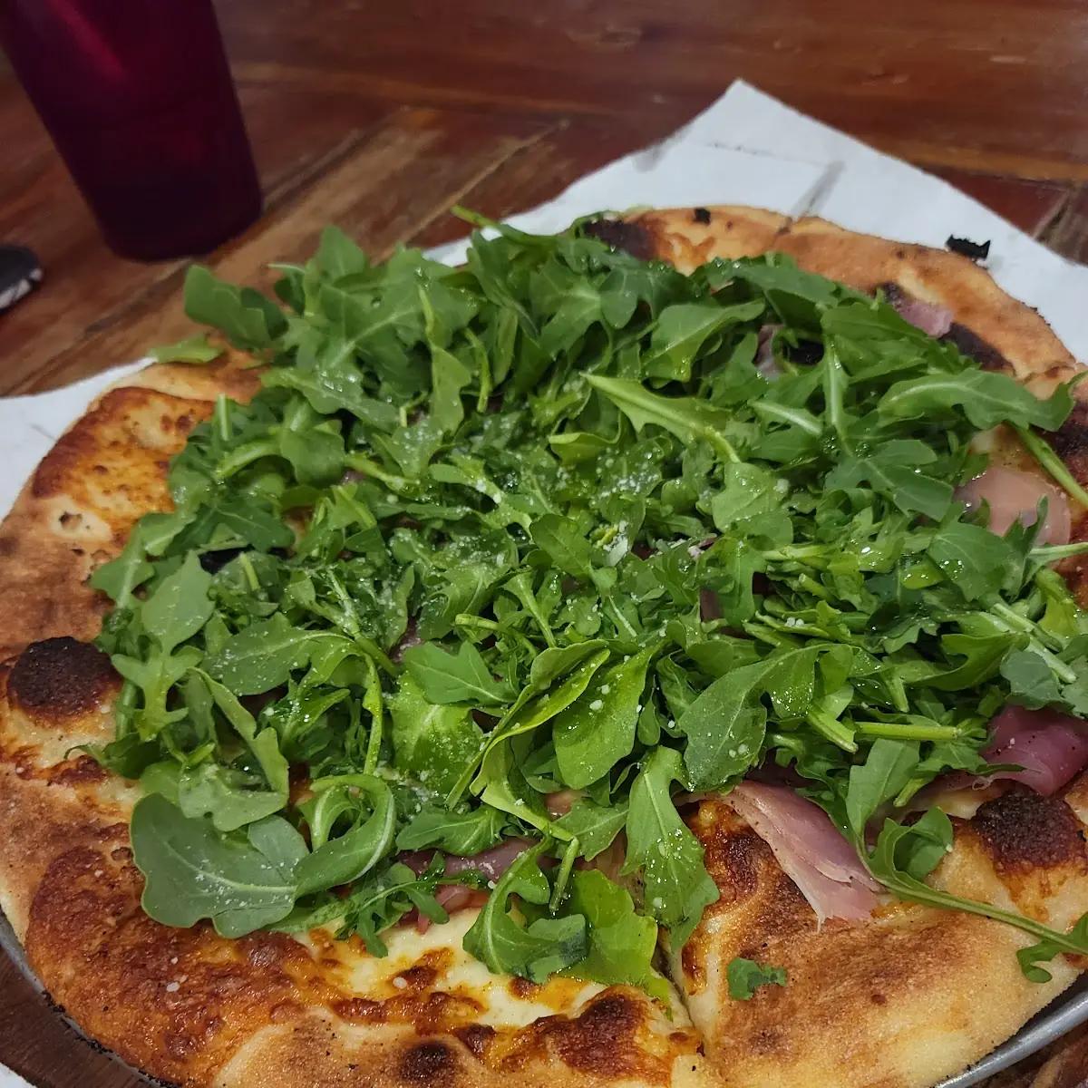 Prosciutto and Arugula Pizza