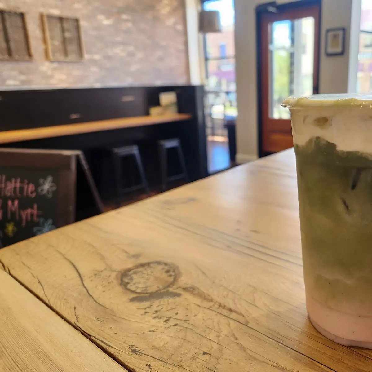 Strawberry Matcha Latte