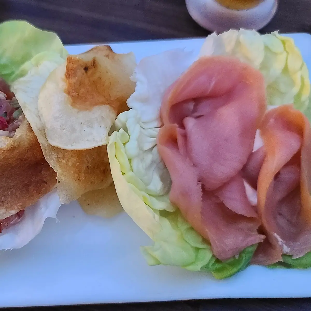 Tuna Ceviche and Smoked Salmon