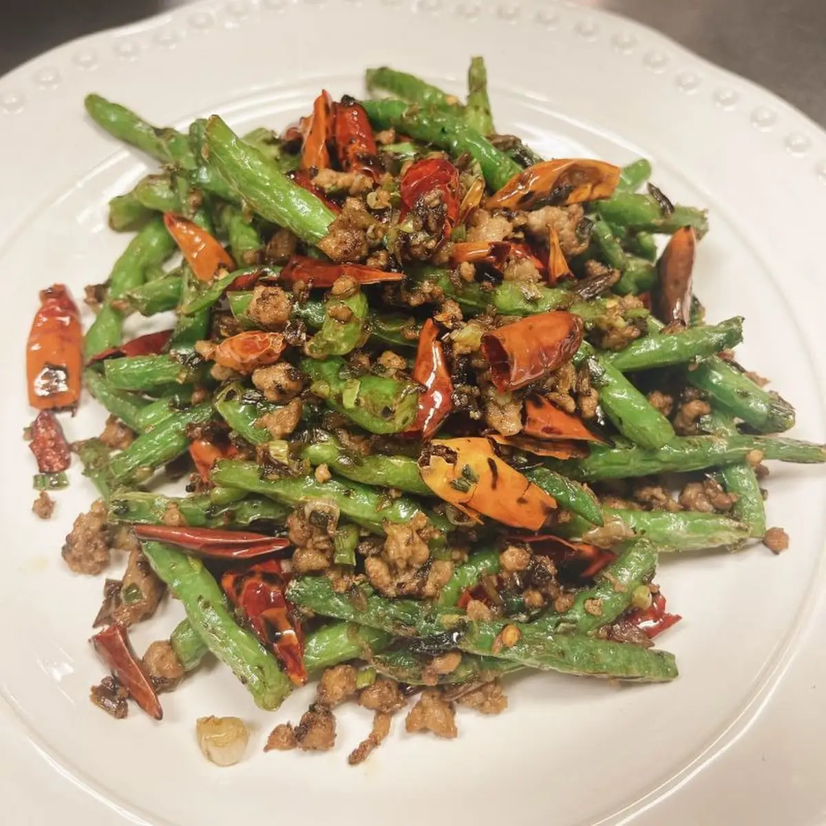 Szechuan String Beans with Pork