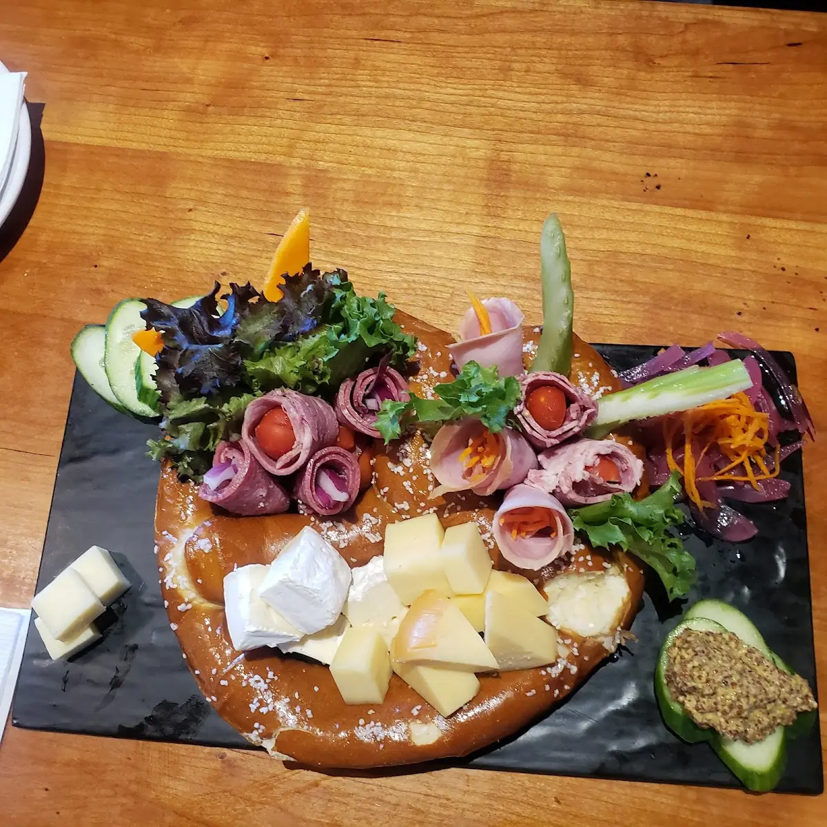 Pretzel Charcuterie Board