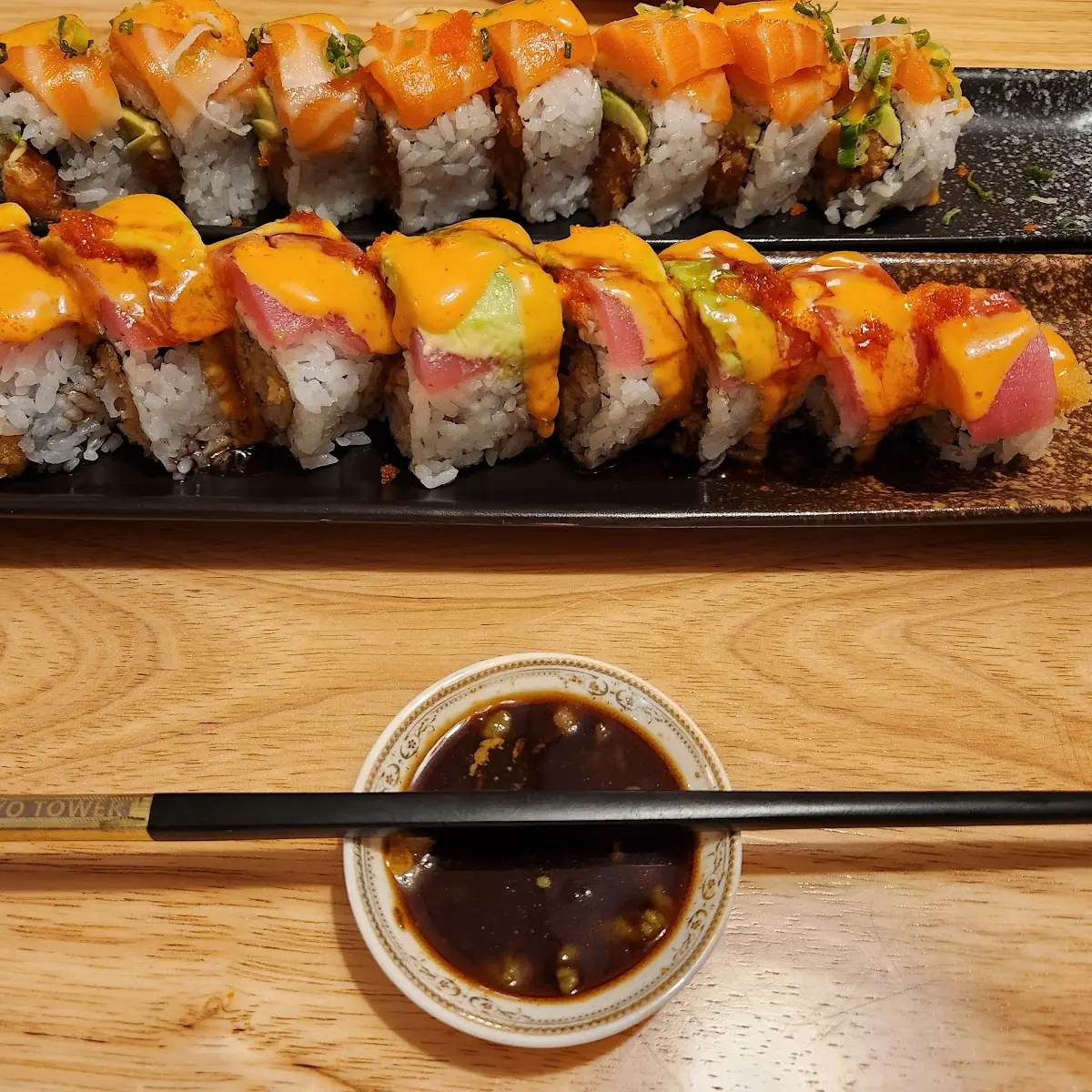 Spicy Crab Sushi Roll Platter