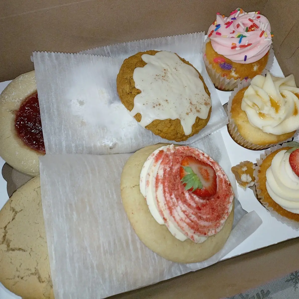 Strawberry Shortcake Cupcake