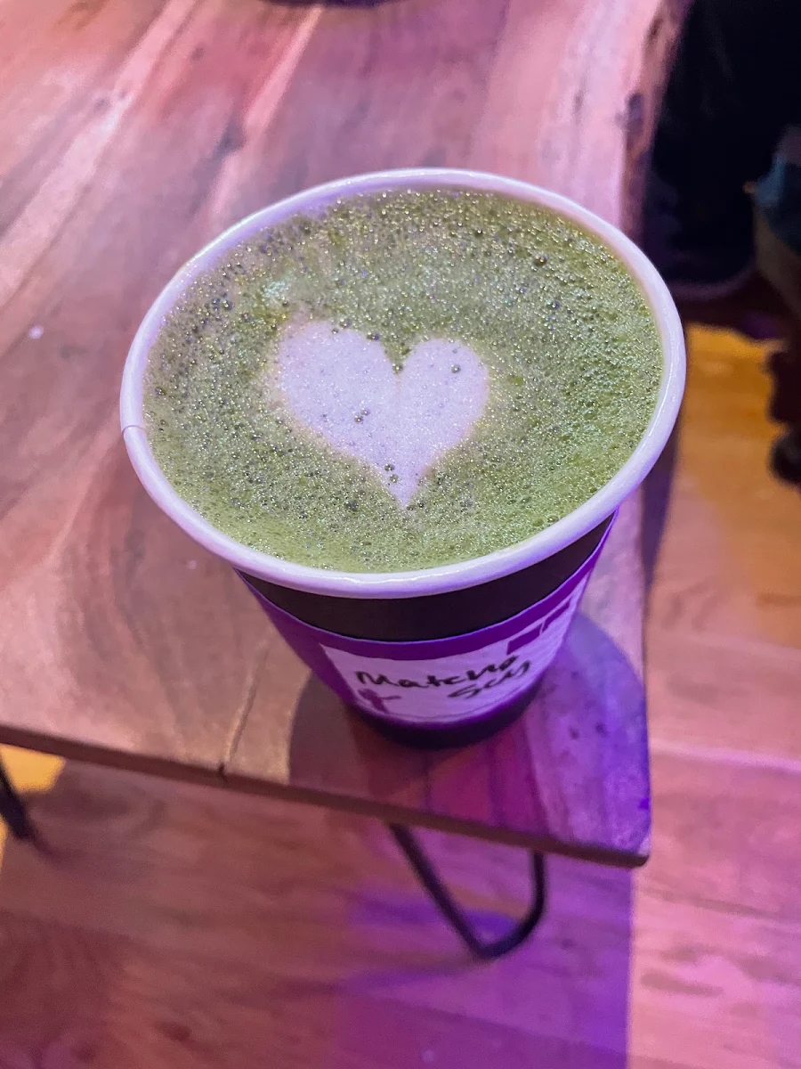 Matcha Latte with Soy Milk