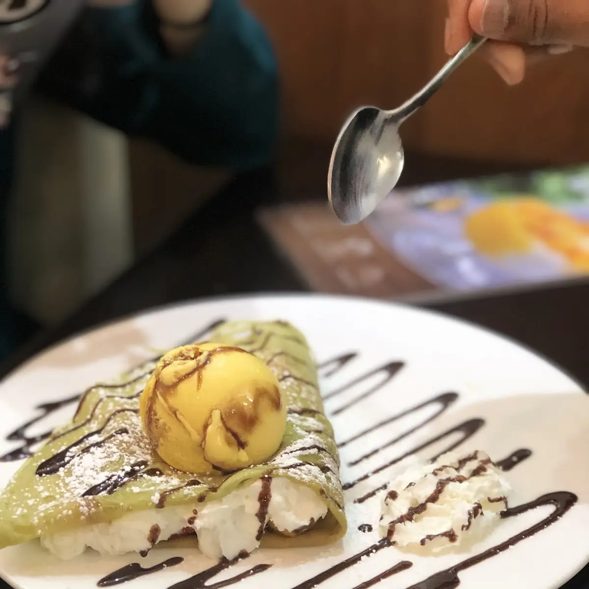 Strawberry Banana Nutella Crepe