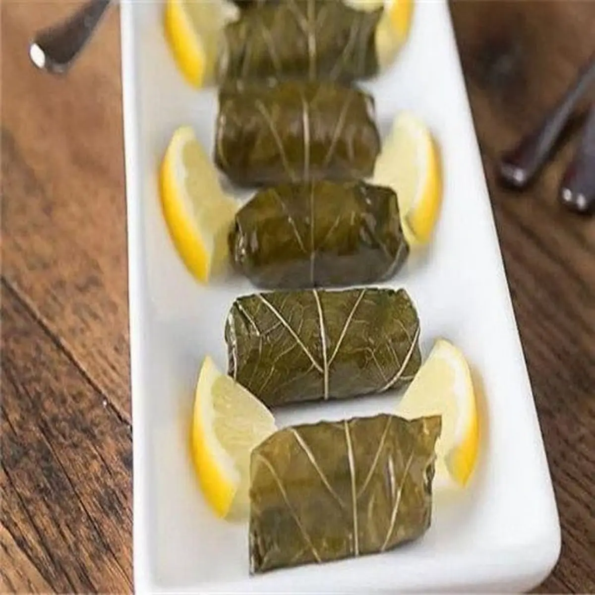 Vegetarian Dolmeh Stuffed Grape Leaves