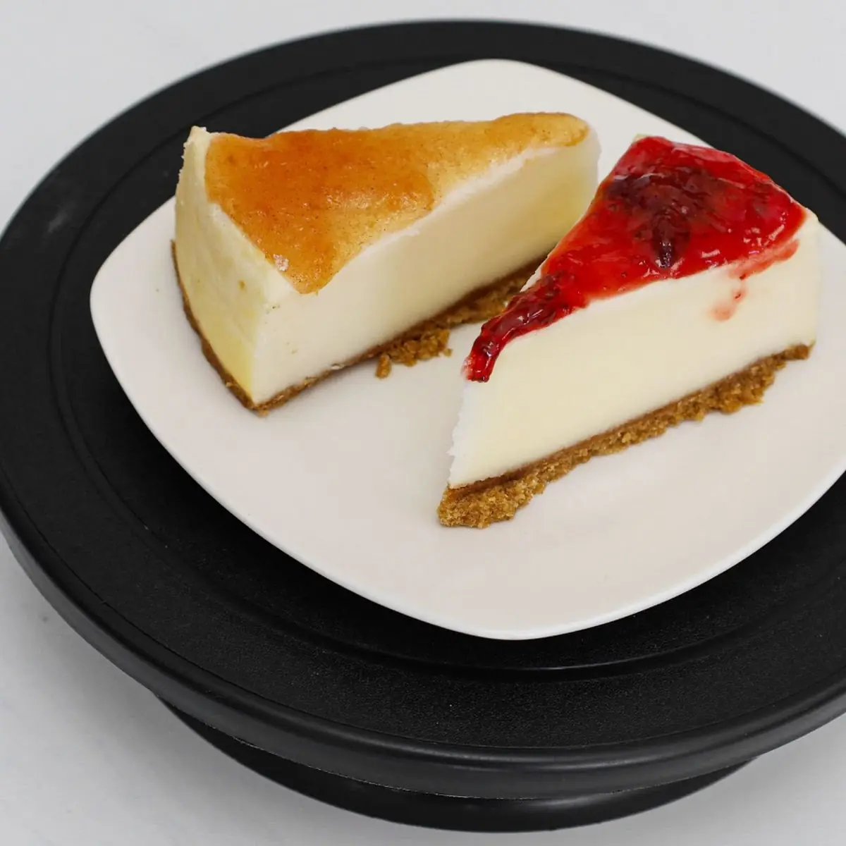 Cheese Cake 1 Slice Different Flovers