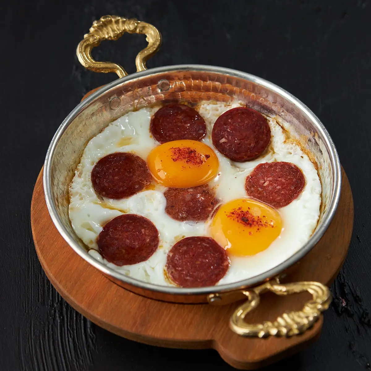 Sucuk with Egg Sausage Egg