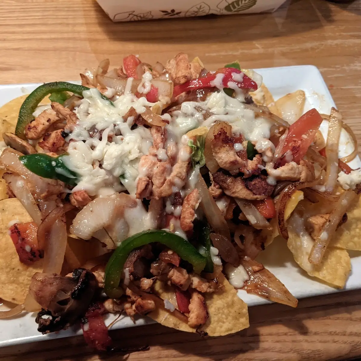 Chicken Fajita Nachos