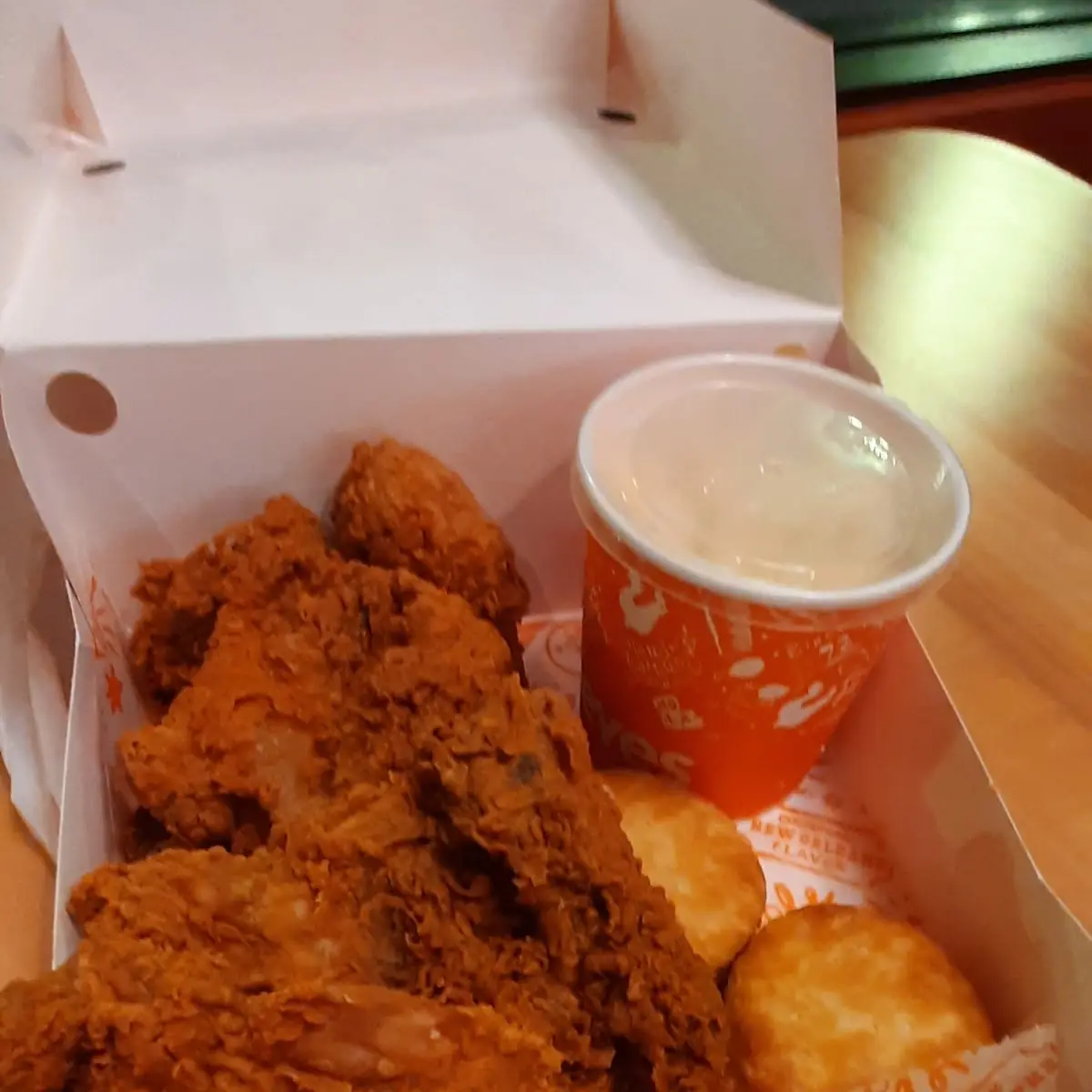 Mild Fried Chicken Biscuits and Coleslaw