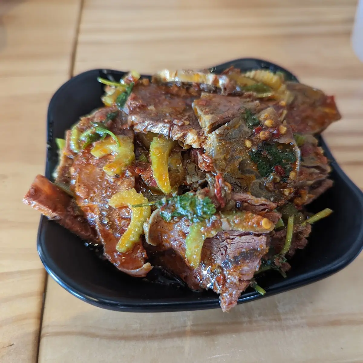 Sliced Beef and Ox Organs in Chili Sauce