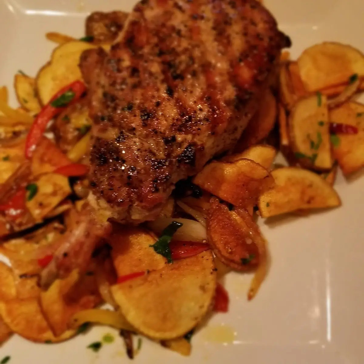 Pork Chop Calabrese