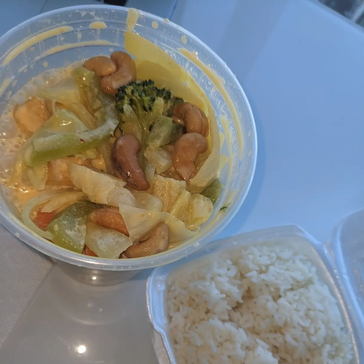 Mussaman Curry with Fried Tofu and Extra Vegetables