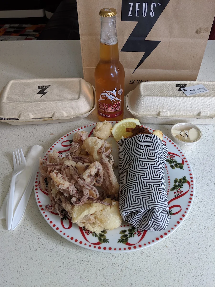 Tzimmy and Calamari, Zeus Street Greek Wetherill Park