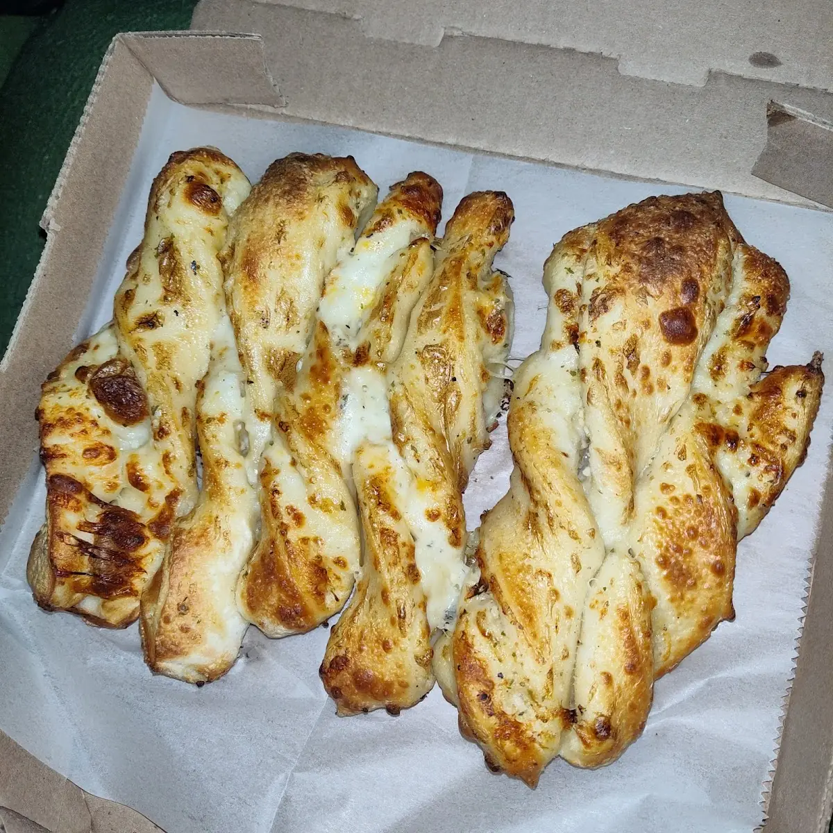 Cheesy Garlic Parmesan Bread Sticks