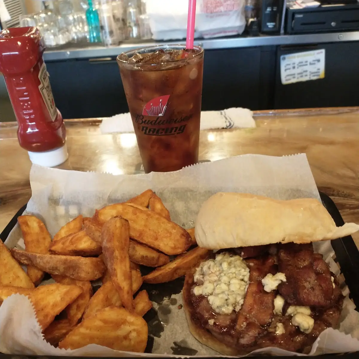 Bacon and Blue Cheese Burger