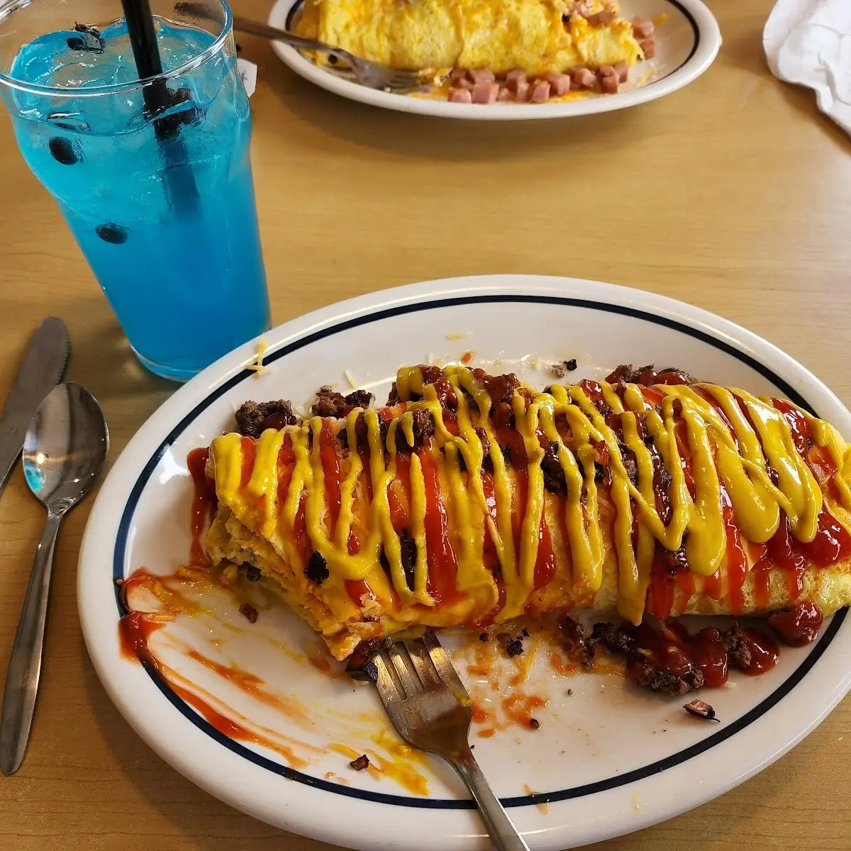 Cheese Burger Omelet
