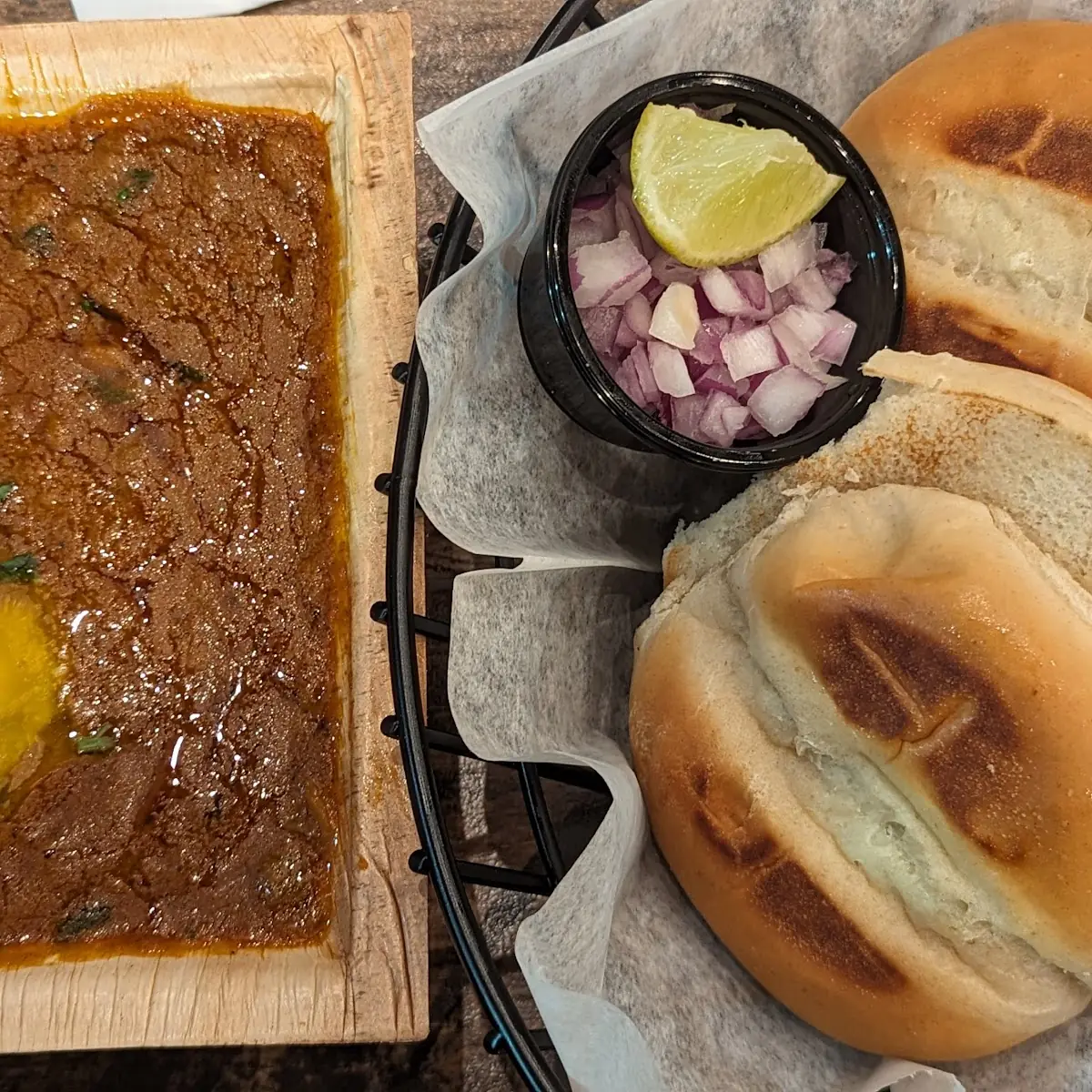Butter Pav Bhaji