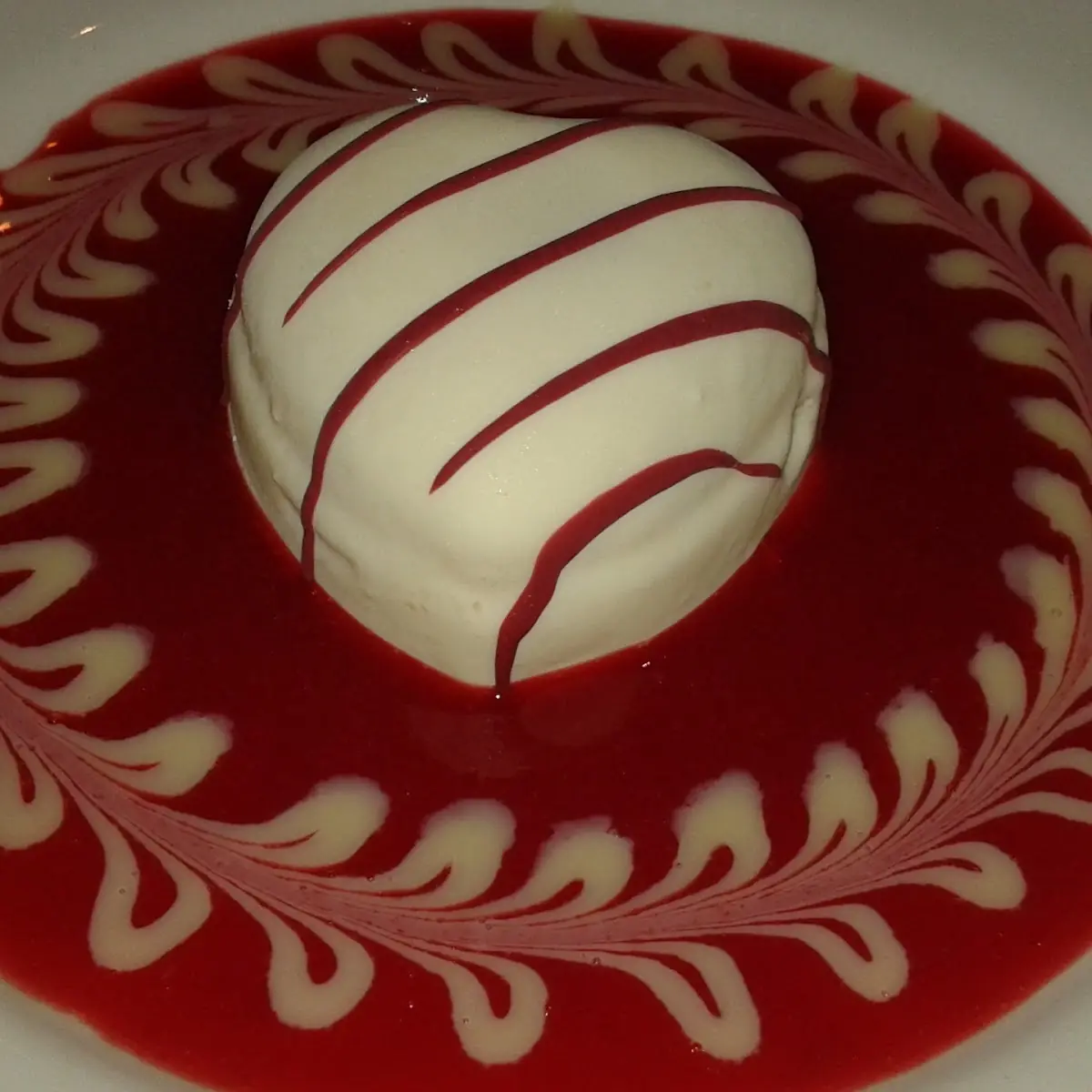 White Chocolate Amore Truffle with Raspberry Guava Puree