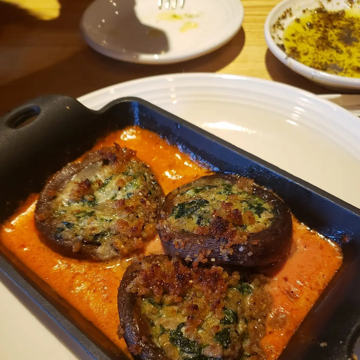 Four Cheese Stuffed Mushrooms