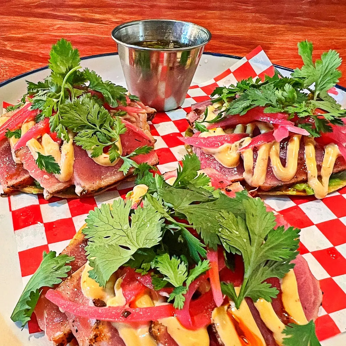 Ahi- Tuna Tosatadas
