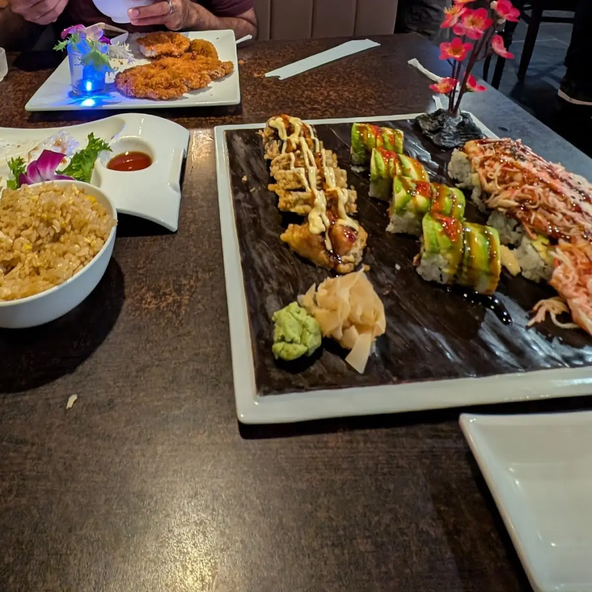Dragon Roll Volcano Roll