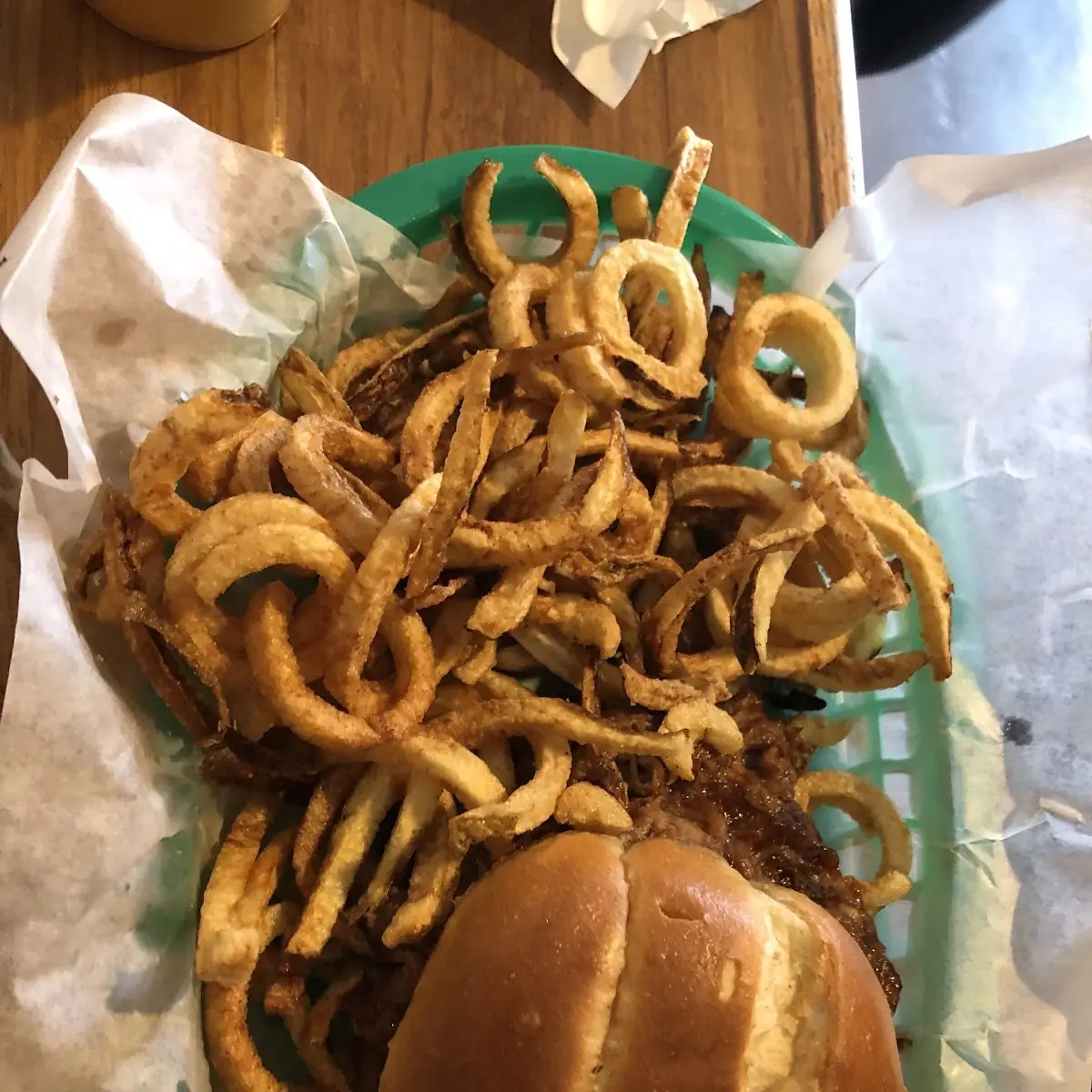 Buffalo Chicken and Curly Fries