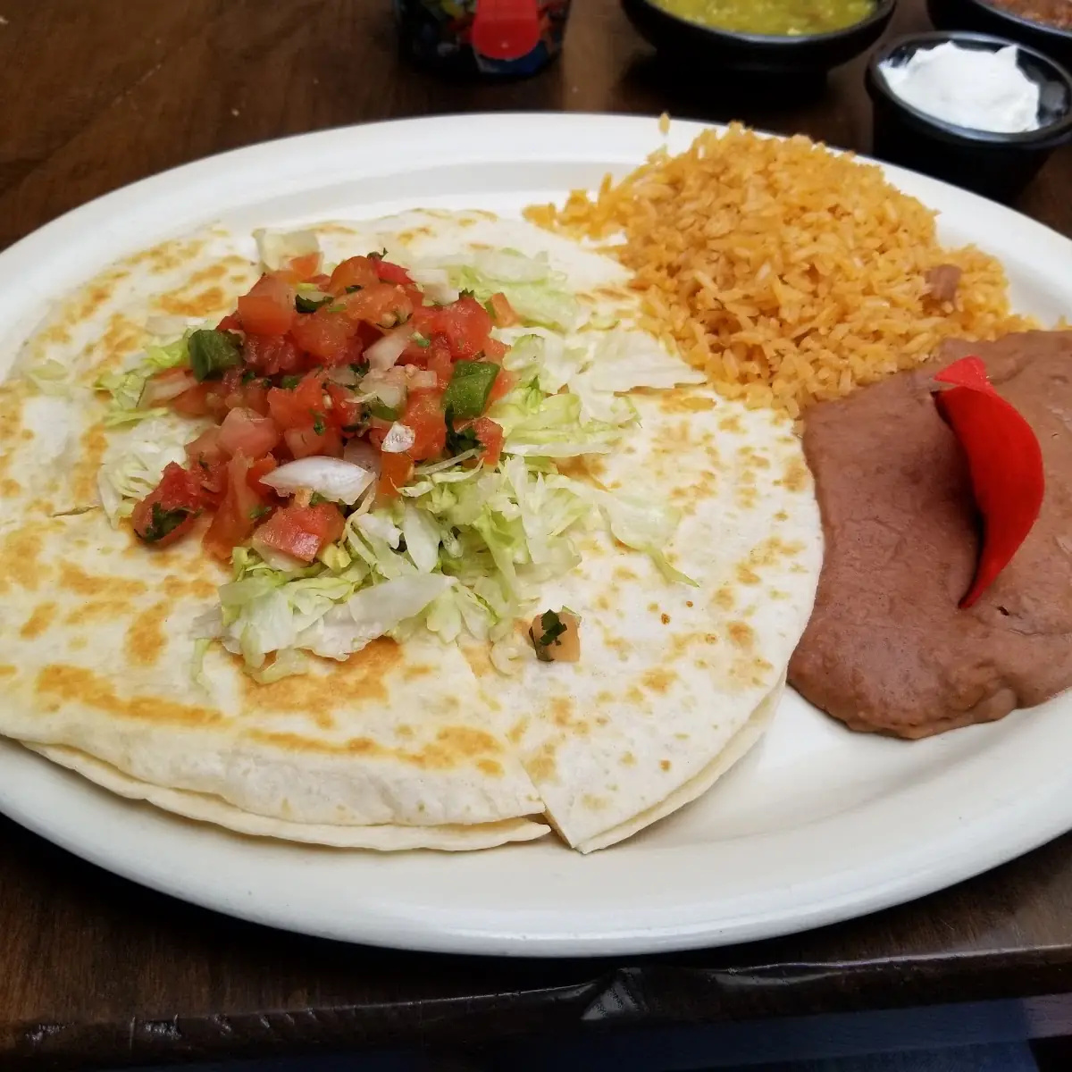 Rice Beans and Cheese