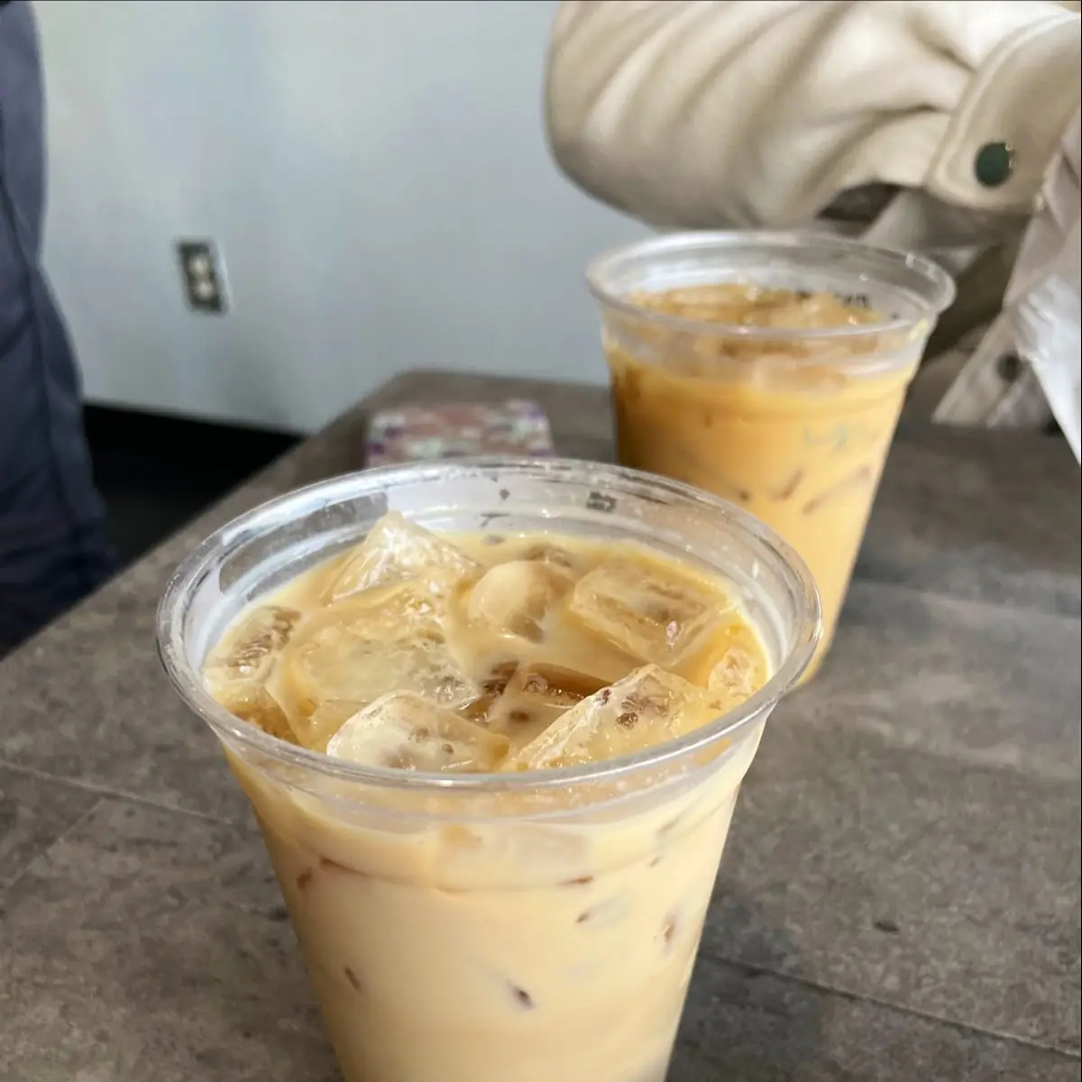 Iced Vanilla Lattes