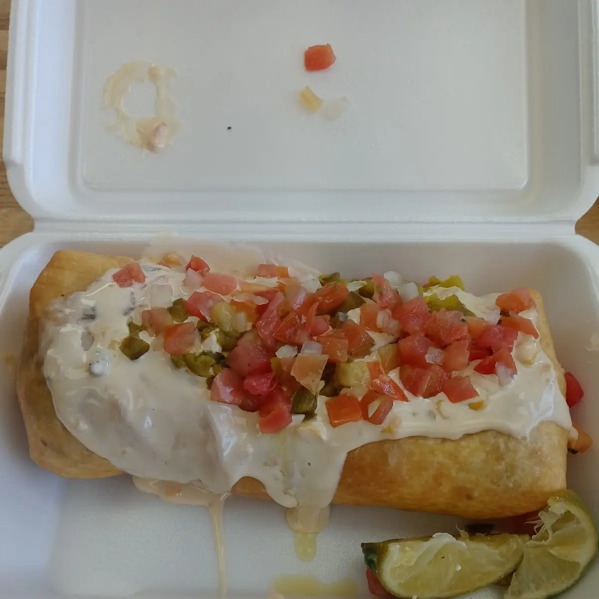 Pulled Pork Chimichanga