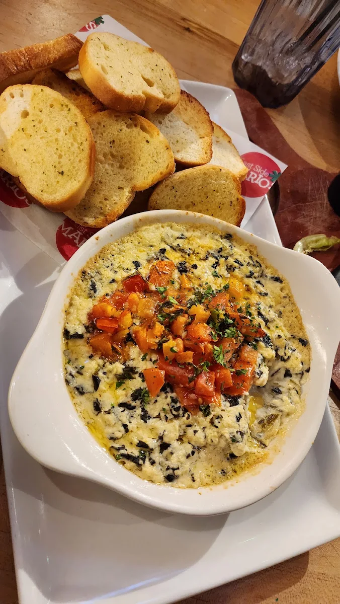 Cheesy Spinach Dip, East Side Mario's