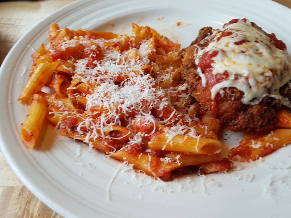 Veal Parmigiana, East Side Mario's